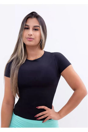 Camiseta Modeladora Basic Shape - Baby Look