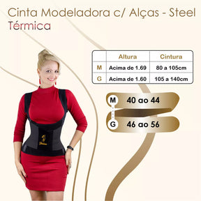 Cinta Modeladora com Barbatanas Reforçadas - Suporte e Alta Compressão