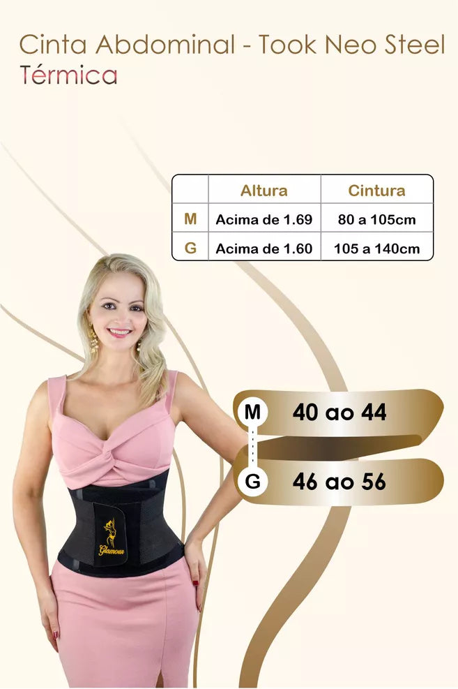 Cinta Modeladora com Barbatanas Reforçadas - Sem Alças Took Neo Steel
